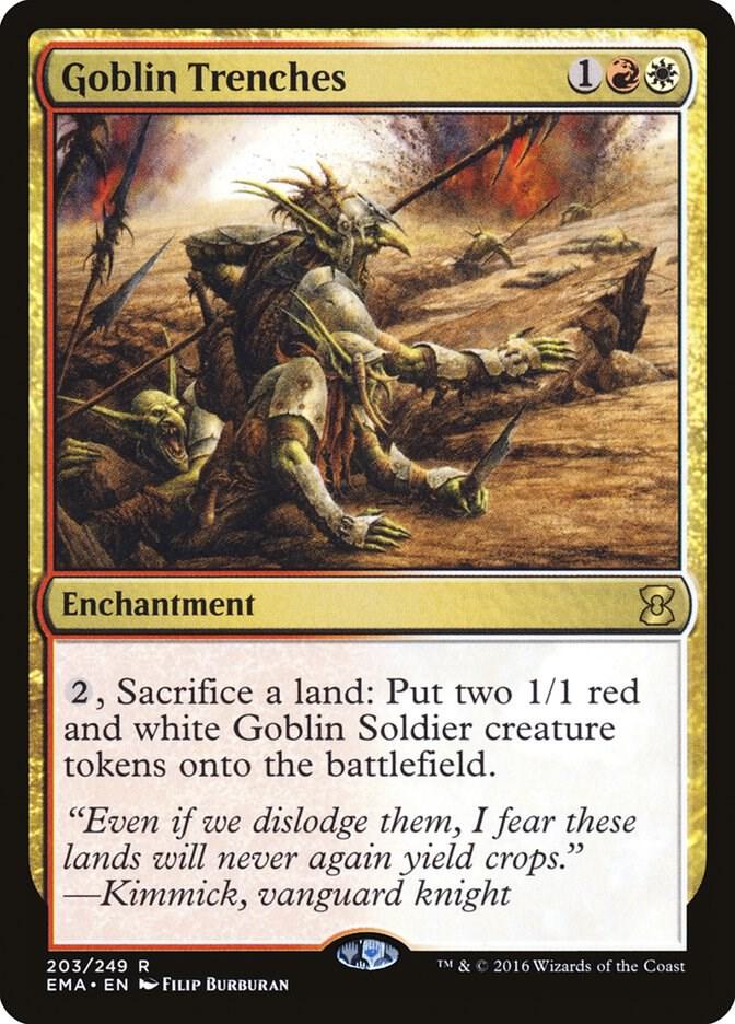 Goblin Trenches 203 card from Eternal Masters