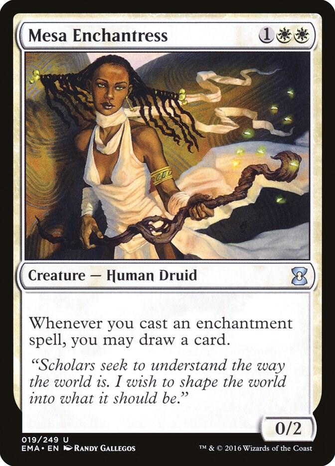Mesa Enchantress 19 card from Eternal Masters