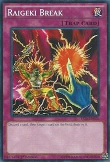 Raigeki Break YS16-EN035 card from Starter Deck: Yuya