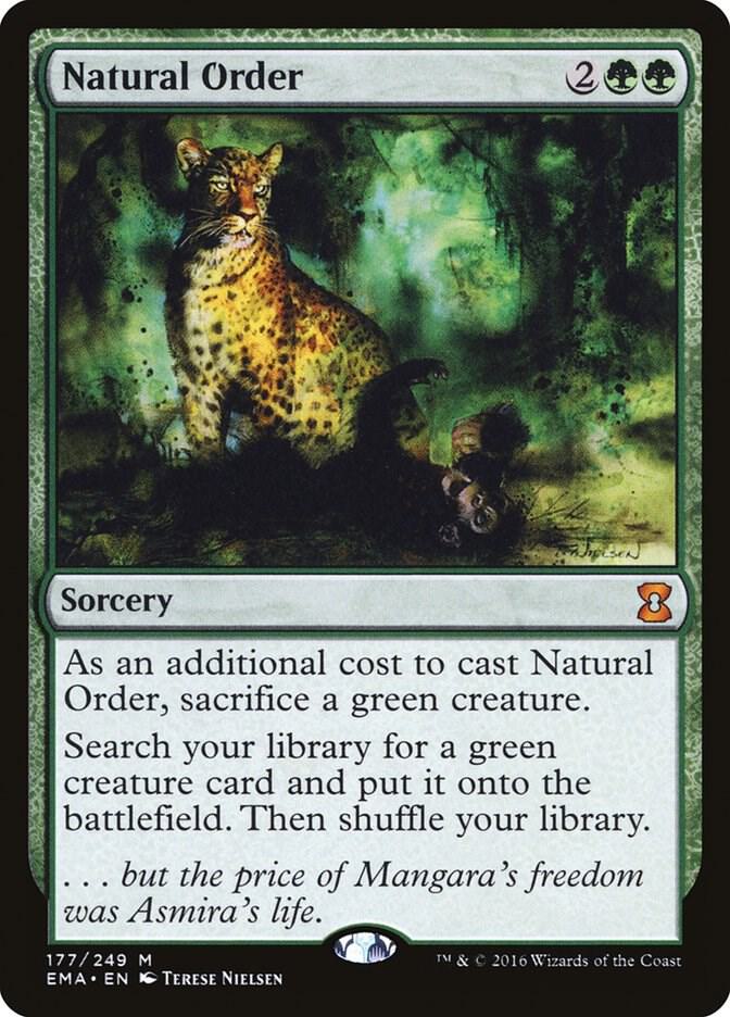 Natural Order 177 card from Eternal Masters