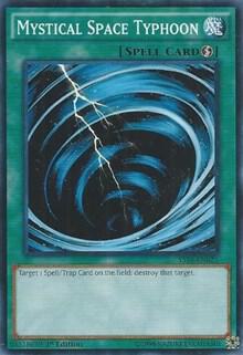 Mystical Space Typhoon YS16-EN025 card from Starter Deck: Yuya