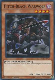 Pitch-Black Warwolf YS16-EN018 card from Starter Deck: Yuya