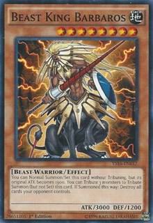 Beast King Barbaros YS16-EN017 card from Starter Deck: Yuya