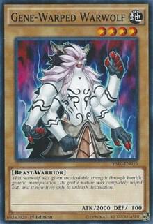 Gene-Warped Warwolf YS16-EN016 card from Starter Deck: Yuya