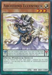 Archfiend Eccentrick YS16-EN015 card from Starter Deck: Yuya