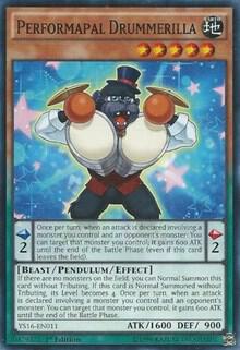 Performapal Drummerilla YS16-EN011 card from Starter Deck: Yuya
