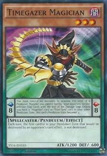Timegazer Magician YS16-EN010 card from Starter Deck: Yuya