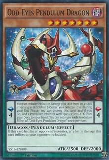 Odd-Eyes Pendulum Dragon YS16-EN008 card from Starter Deck: Yuya
