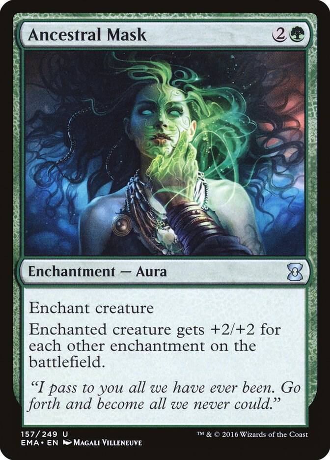 Ancestral Mask 157 card from Eternal Masters