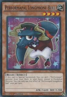 Performapal Longphone Bull YS16-EN006 card from Starter Deck: Yuya