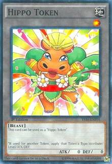 Token: Hippo (Orange) YS16-ENT01 card from Starter Deck: Yuya