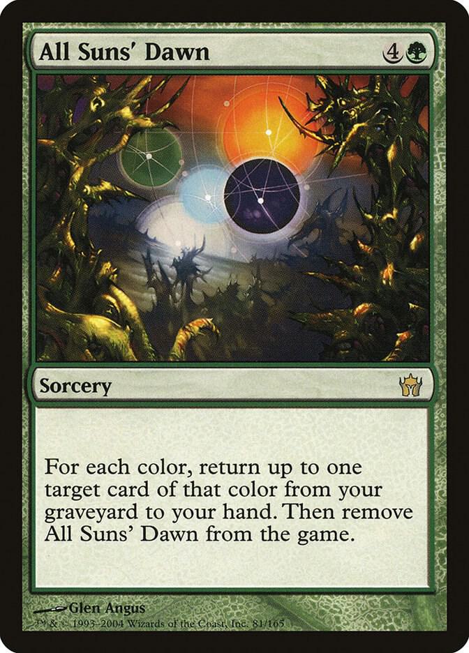 All Suns' Dawn 81 card from Fifth Dawn