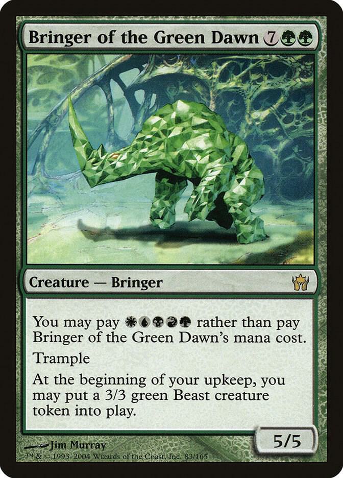 Bringer of the Green Dawn 83 card from Fifth Dawn