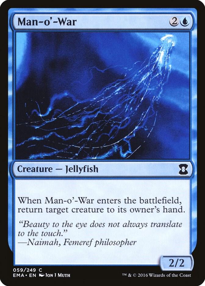 Man-o'-War 59 card from Eternal Masters