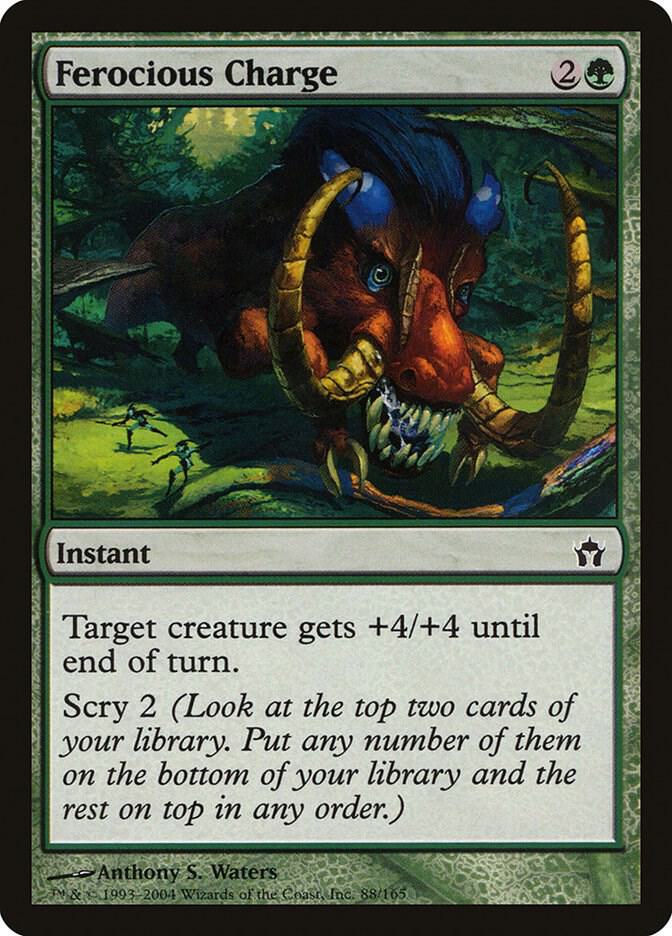 Ferocious Charge 88 card from Fifth Dawn