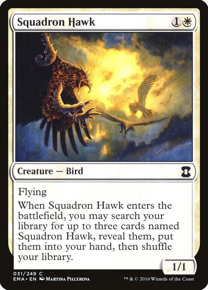 Squadron Hawk 31 card from Eternal Masters