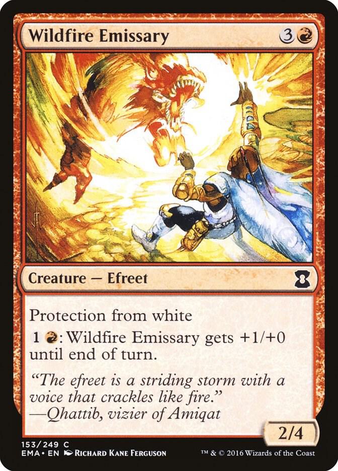 Wildfire Emissary 153 card from Eternal Masters