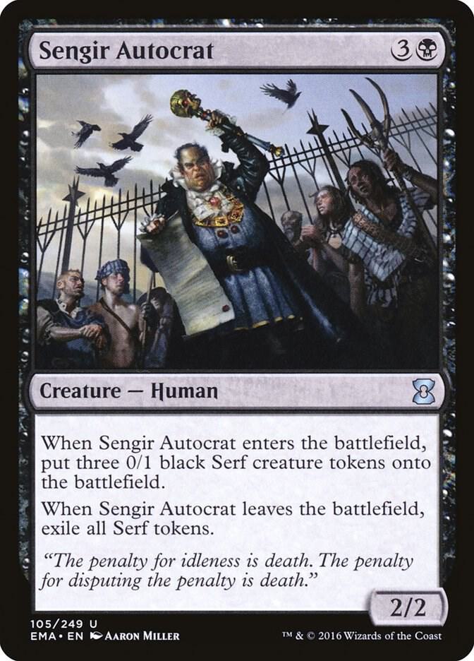 Sengir Autocrat 105 card from Eternal Masters