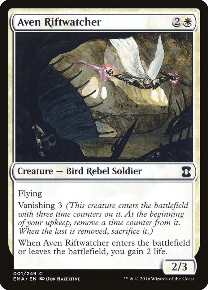 Aven Riftwatcher 1 card from Eternal Masters