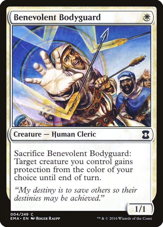 Benevolent Bodyguard 4 card from Eternal Masters