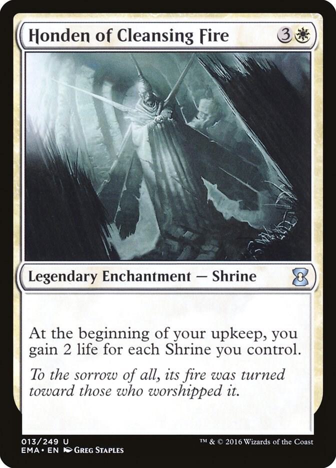 Honden of Cleansing Fire 13 card from Eternal Masters