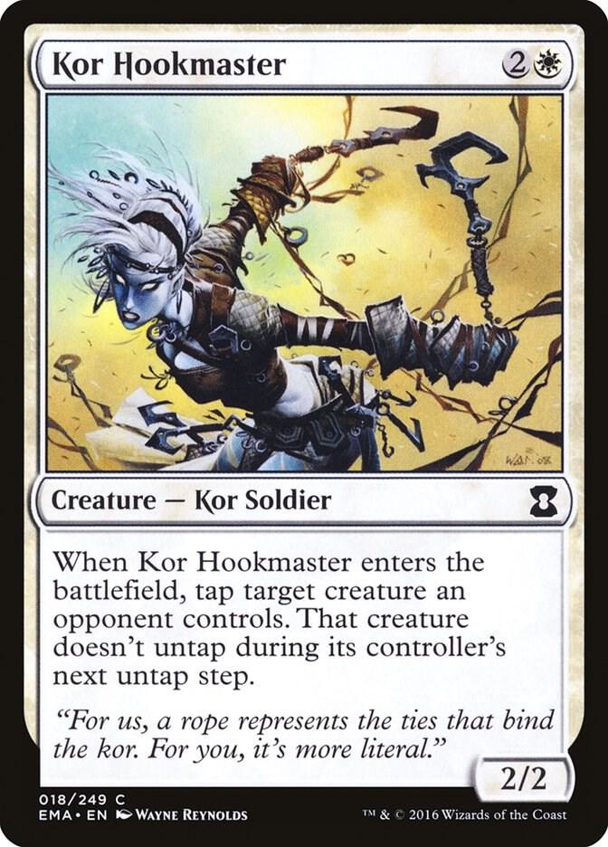 Kor Hookmaster 18 card from Eternal Masters