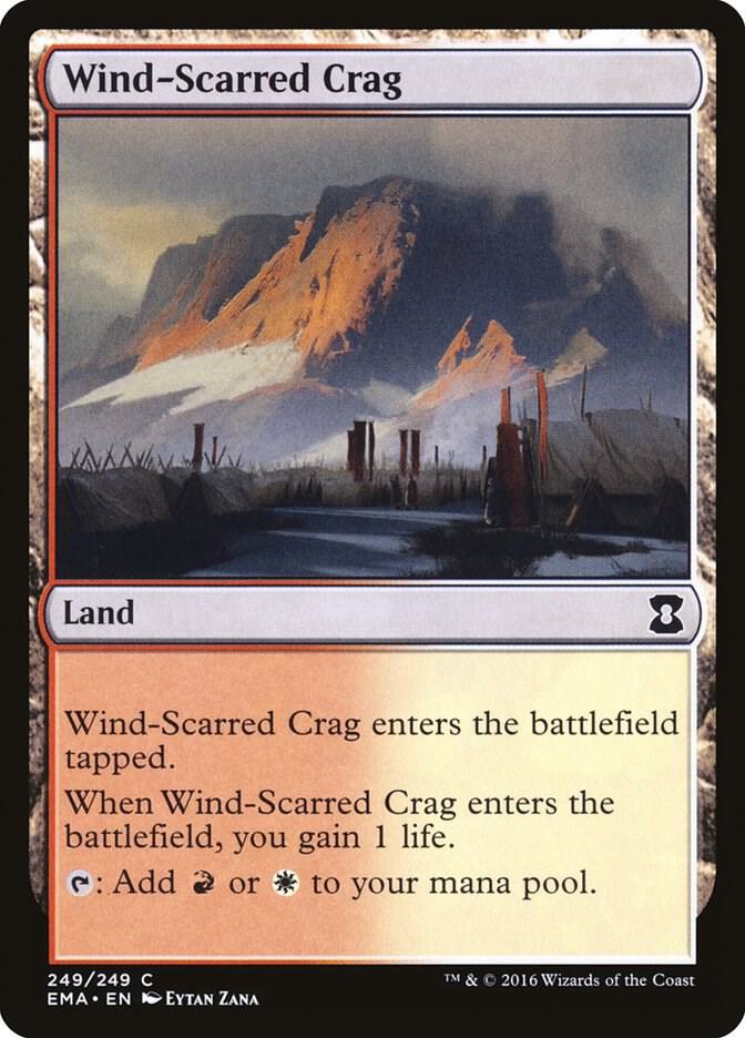 Wind-Scarred Crag 249 card from Eternal Masters