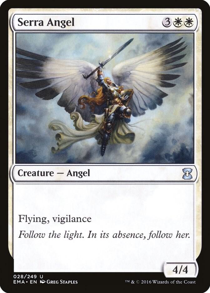 Serra Angel 28 card from Eternal Masters