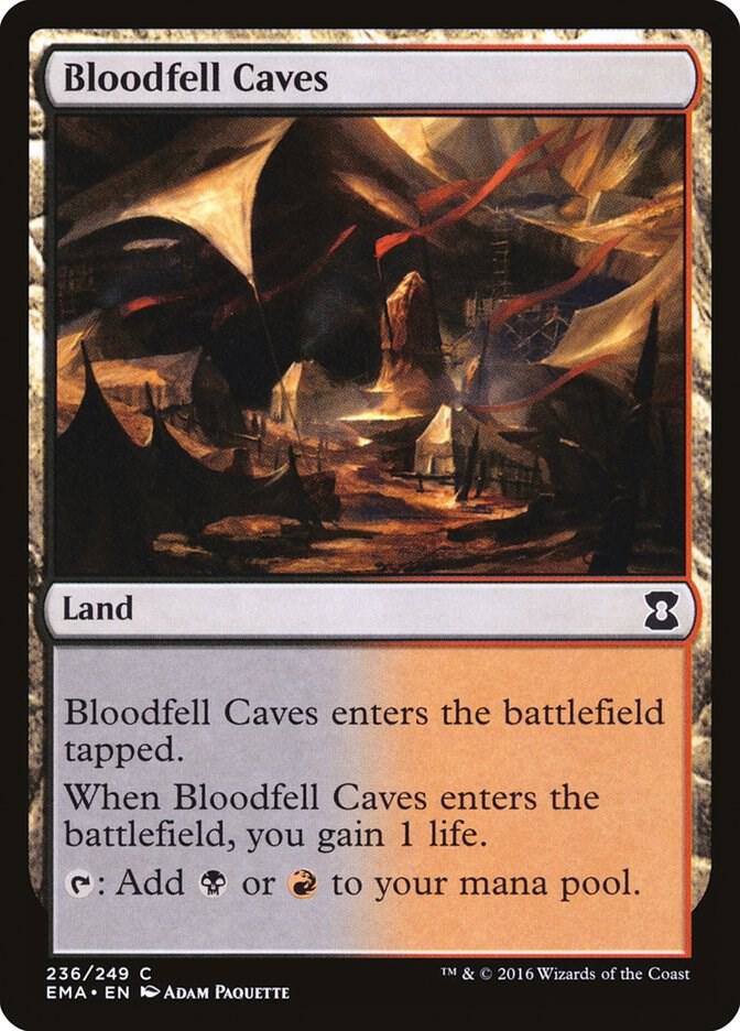 Bloodfell Caves 236 card from Eternal Masters