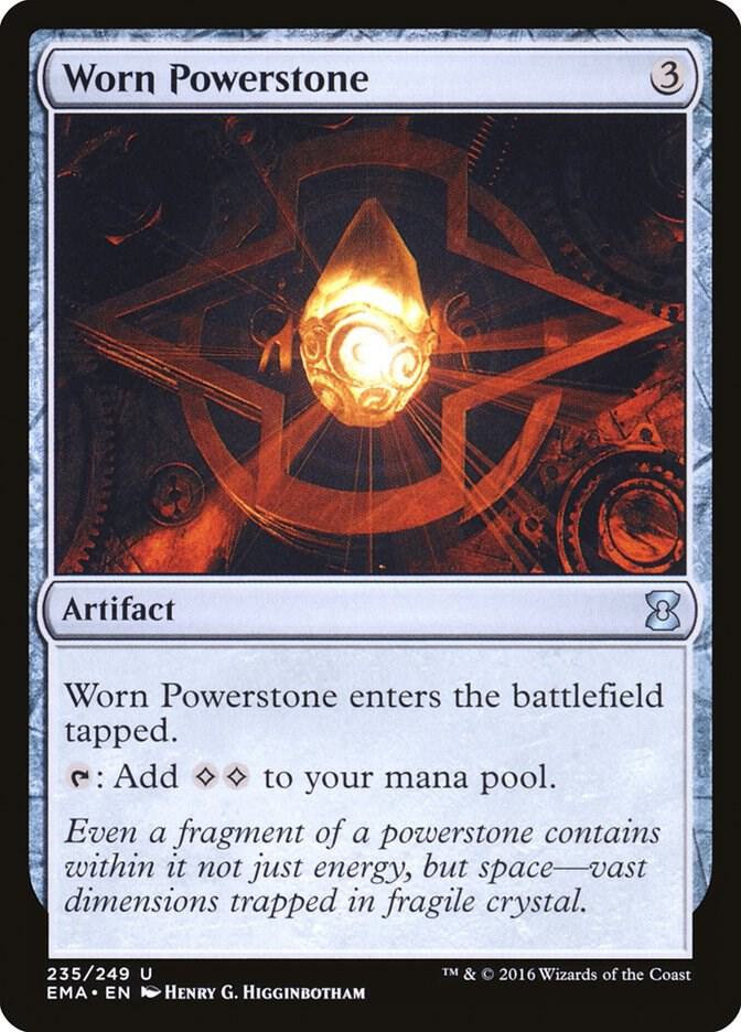 Worn Powerstone 235 card from Eternal Masters