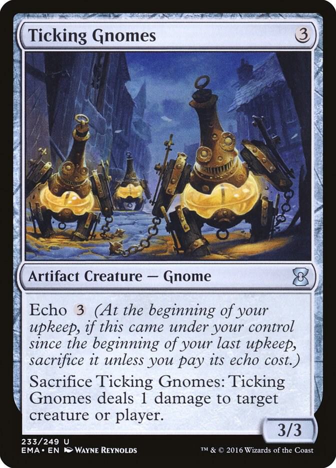 Ticking Gnomes 233 card from Eternal Masters
