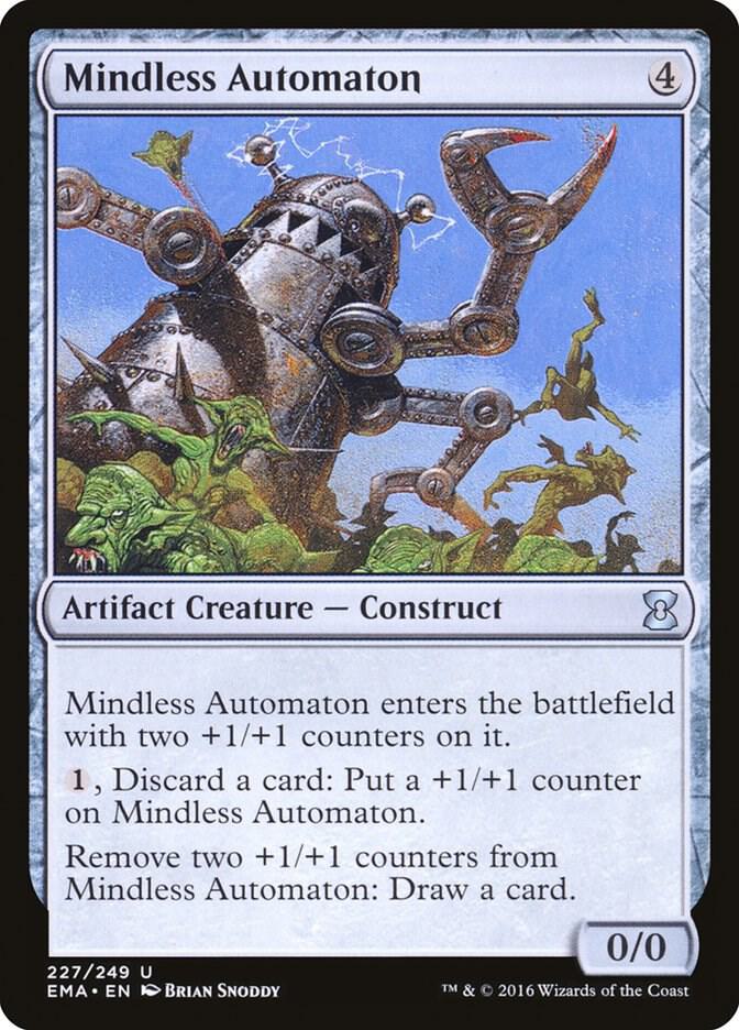 Mindless Automaton 227 card from Eternal Masters