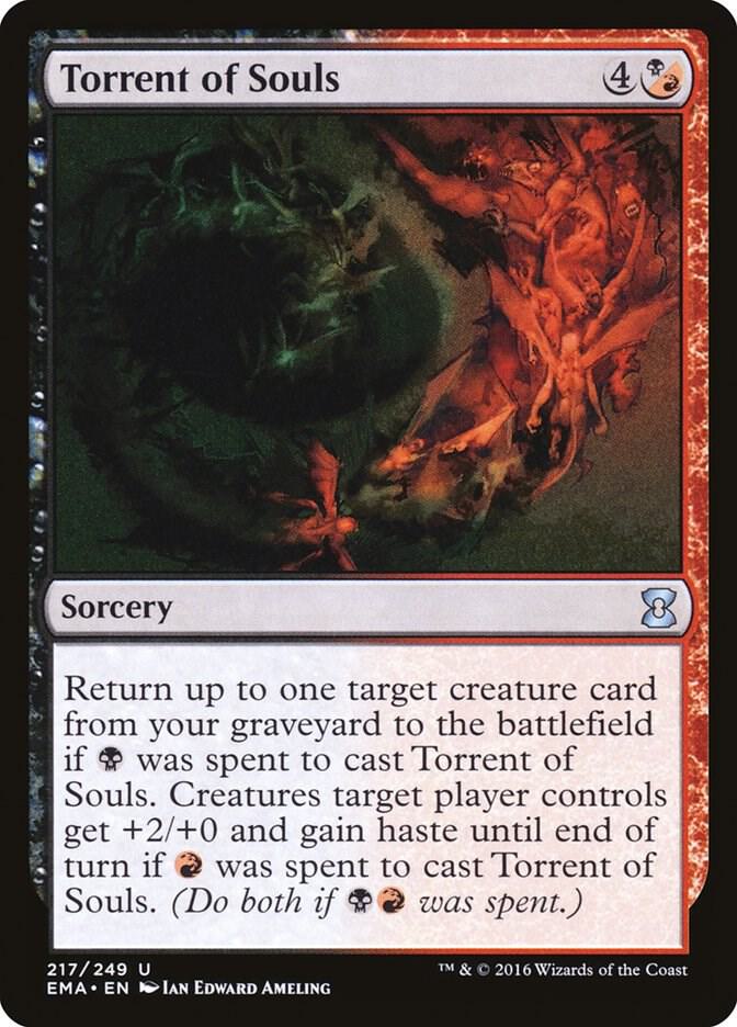 Torrent of Souls 217 card from Eternal Masters