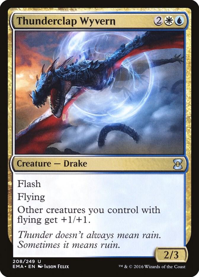 Thunderclap Wyvern 208 card from Eternal Masters