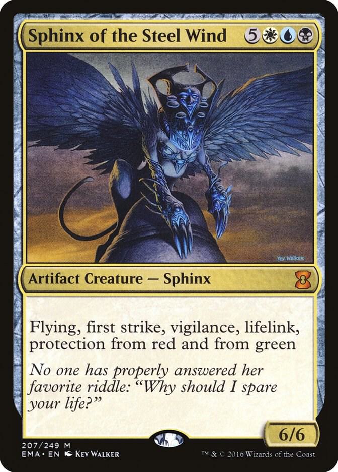 Sphinx of the Steel Wind 207 card from Eternal Masters