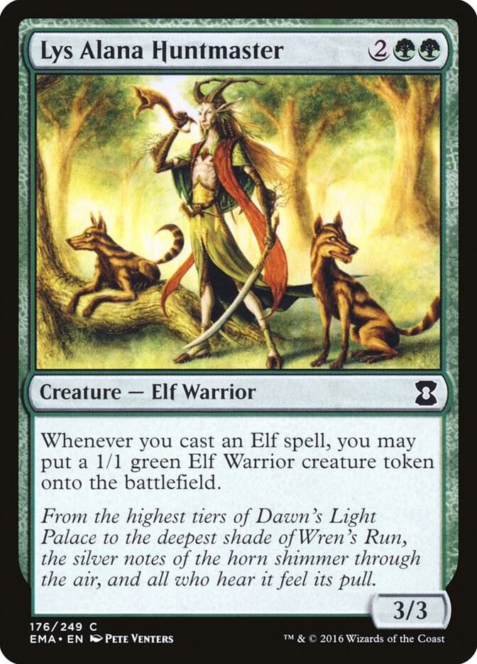 Lys Alana Huntmaster 176 card from Eternal Masters