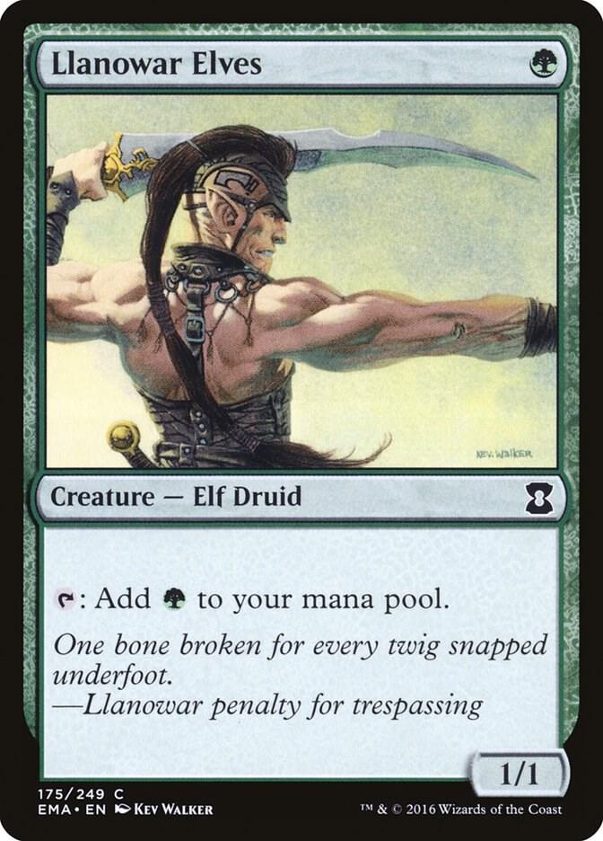 Llanowar Elves 175 card from Eternal Masters
