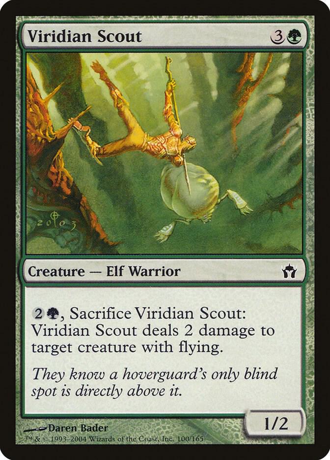 Viridian Scout 100 card from Fifth Dawn