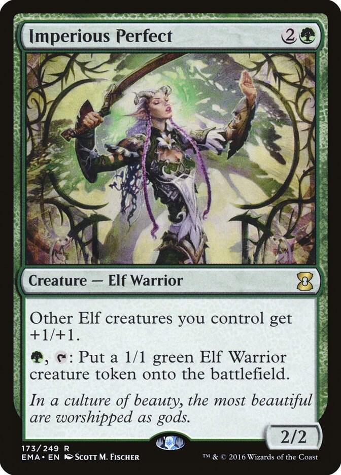 Imperious Perfect 173 card from Eternal Masters