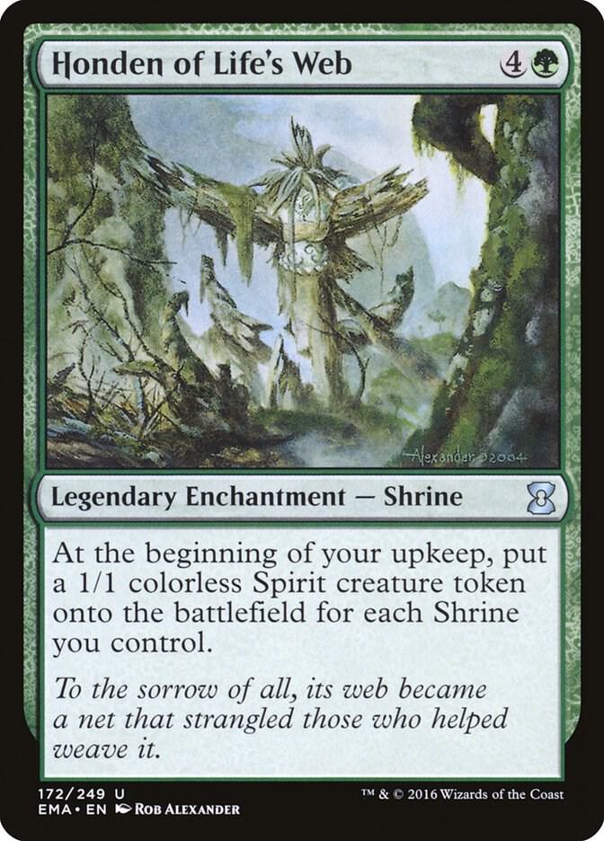 Honden of Life's Web 172 card from Eternal Masters
