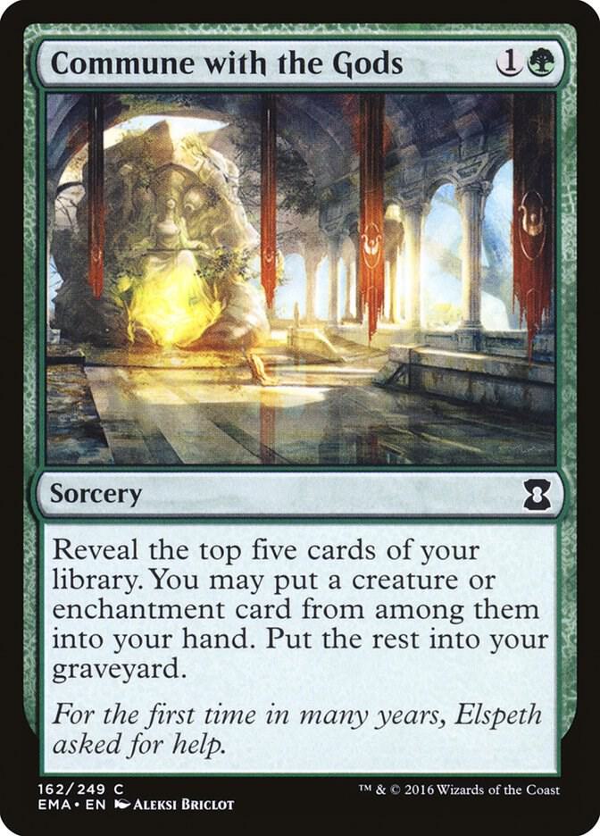 Commune with the Gods 162 card from Eternal Masters