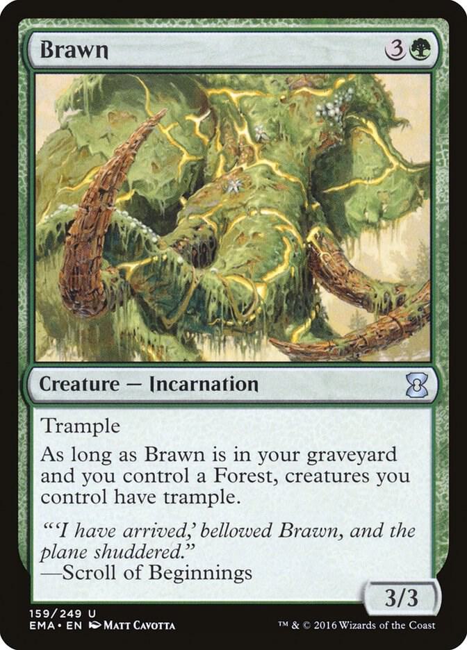Brawn 159 card from Eternal Masters