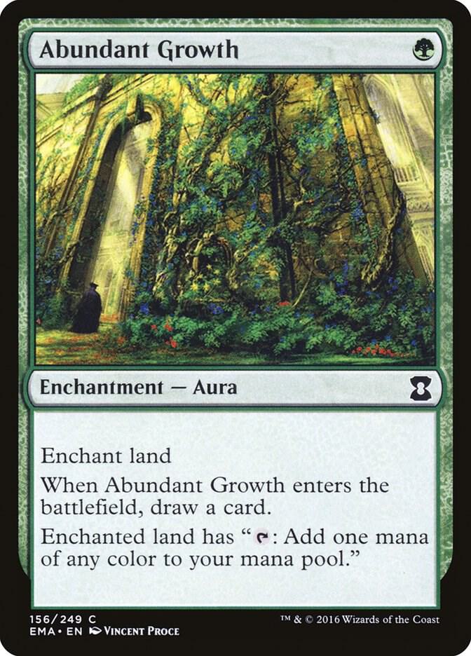 Abundant Growth 156 card from Eternal Masters