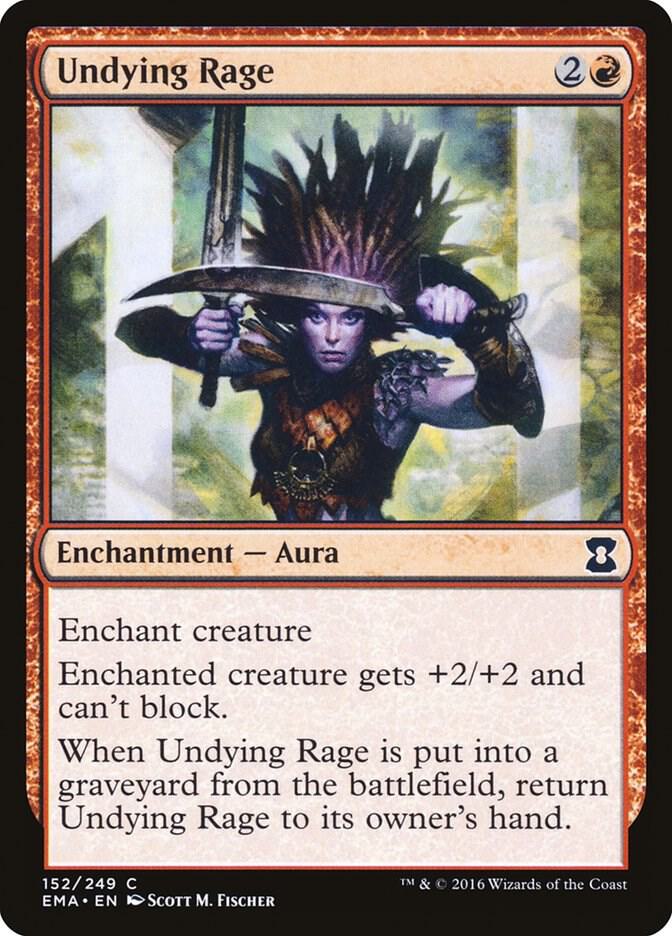 Undying Rage 152 card from Eternal Masters