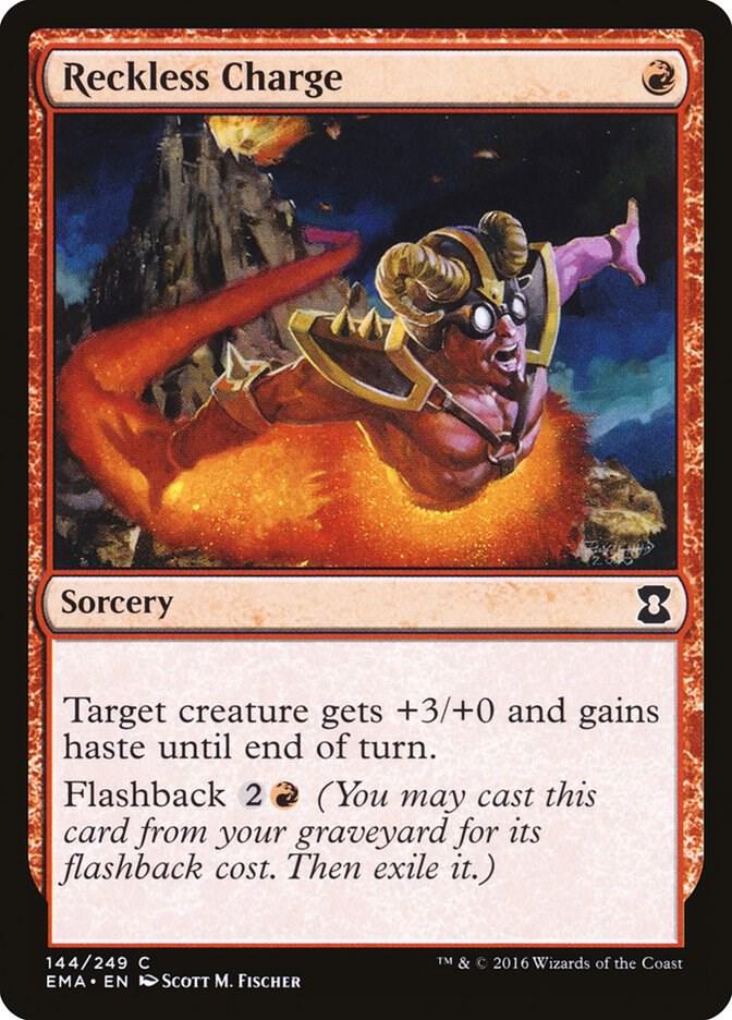 Reckless Charge 144 card from Eternal Masters