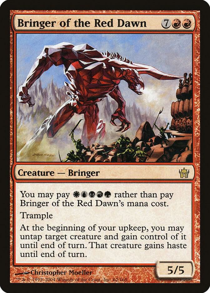 Bringer of the Red Dawn 62 card from Fifth Dawn