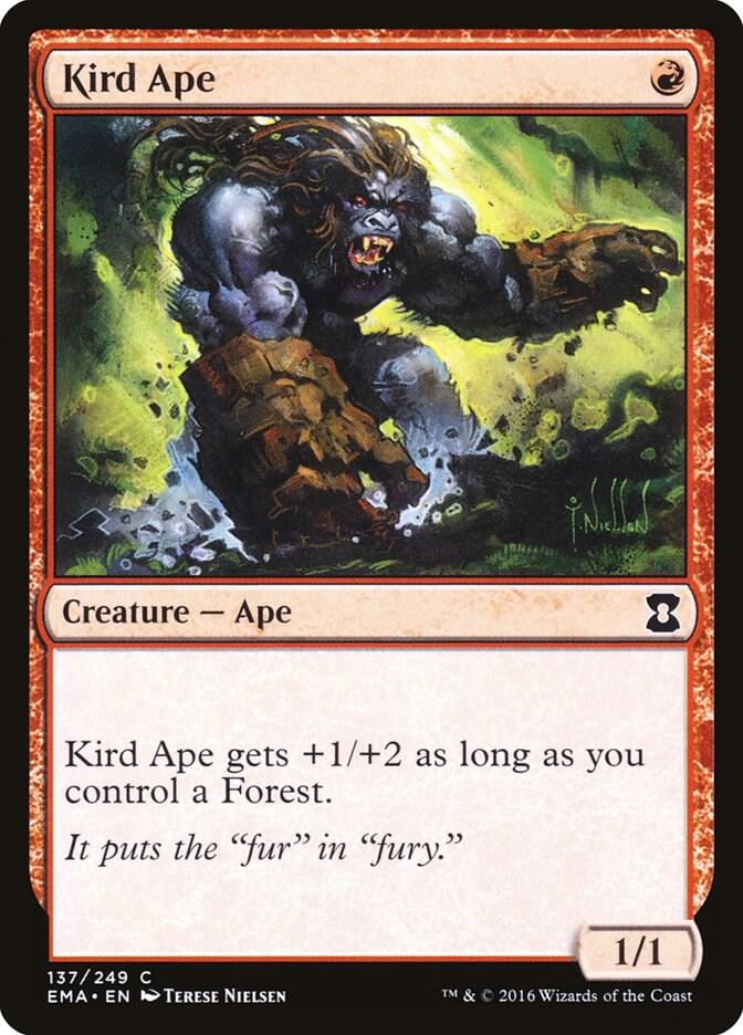 Kird Ape 137 card from Eternal Masters