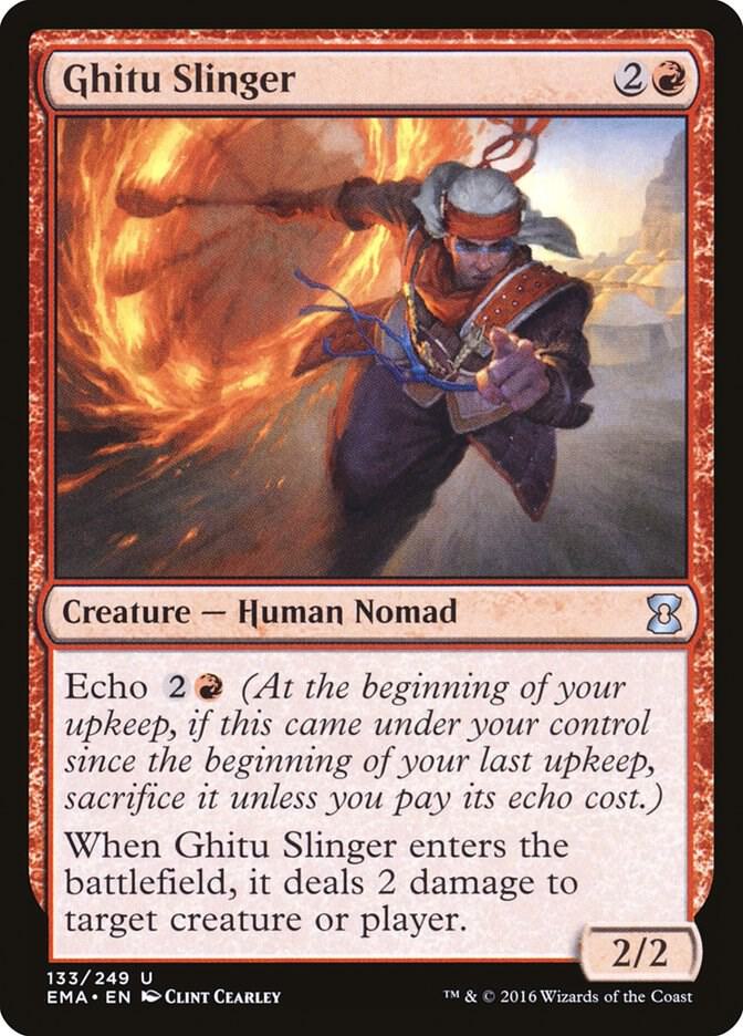 Ghitu Slinger 133 card from Eternal Masters