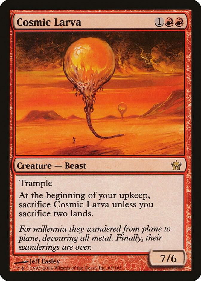 Cosmic Larva 63 card from Fifth Dawn