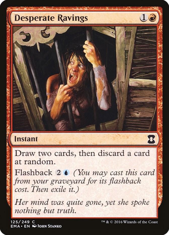 Desperate Ravings 125 card from Eternal Masters